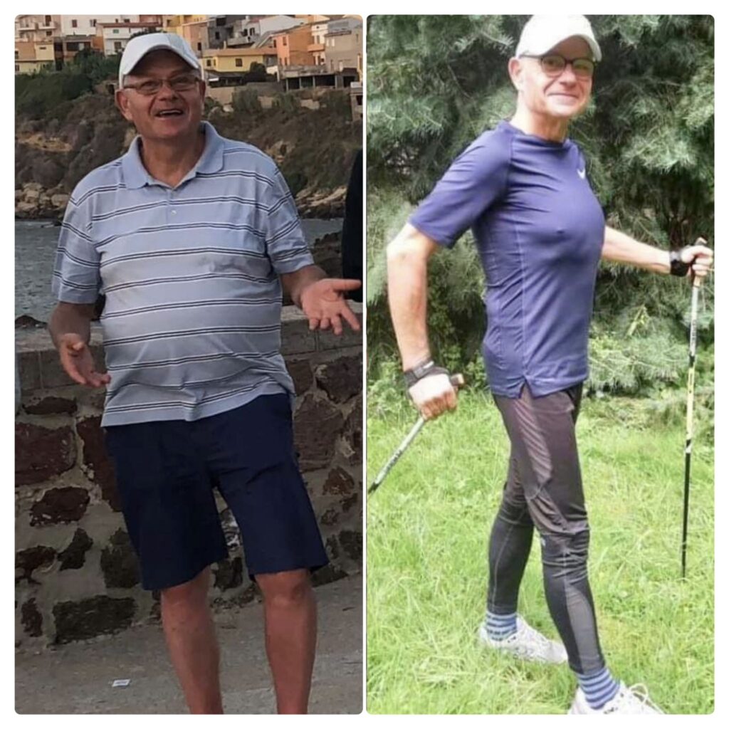 Przemiana podopiecznego Senior 65+, przed i po