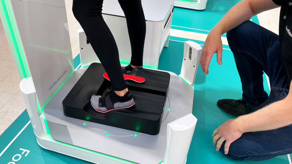 Badanie stopy na urządzeniu diagnostycznym w Efekcie Klimasa